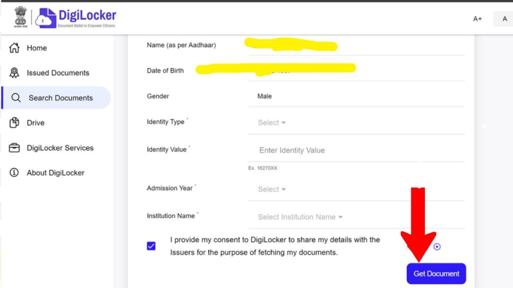 digilocker abc id create